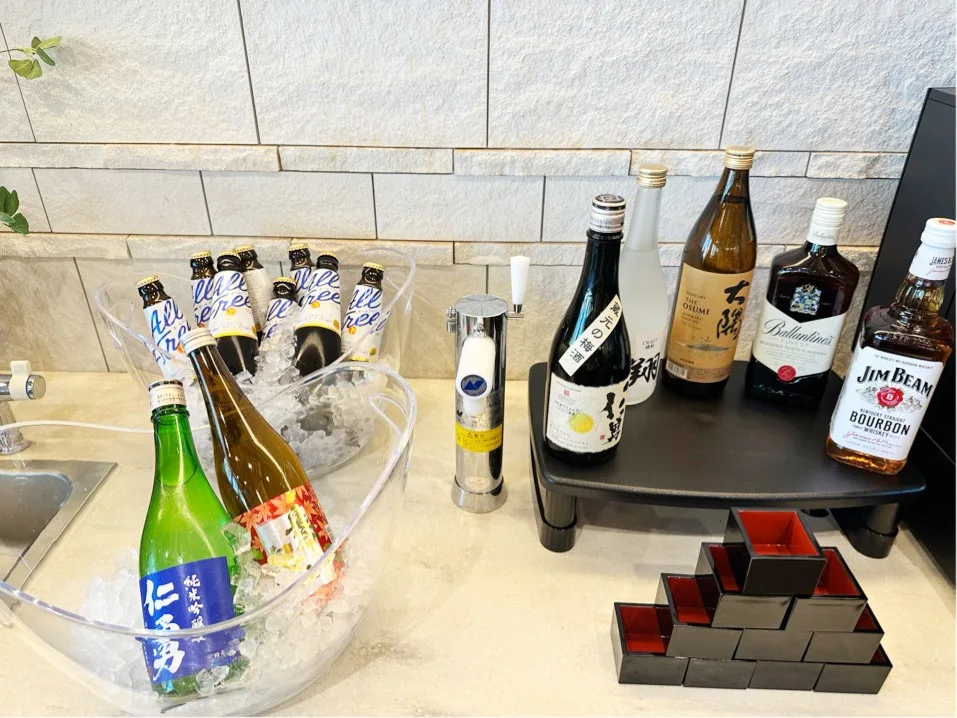 ドリンクステーションのアルコール類
